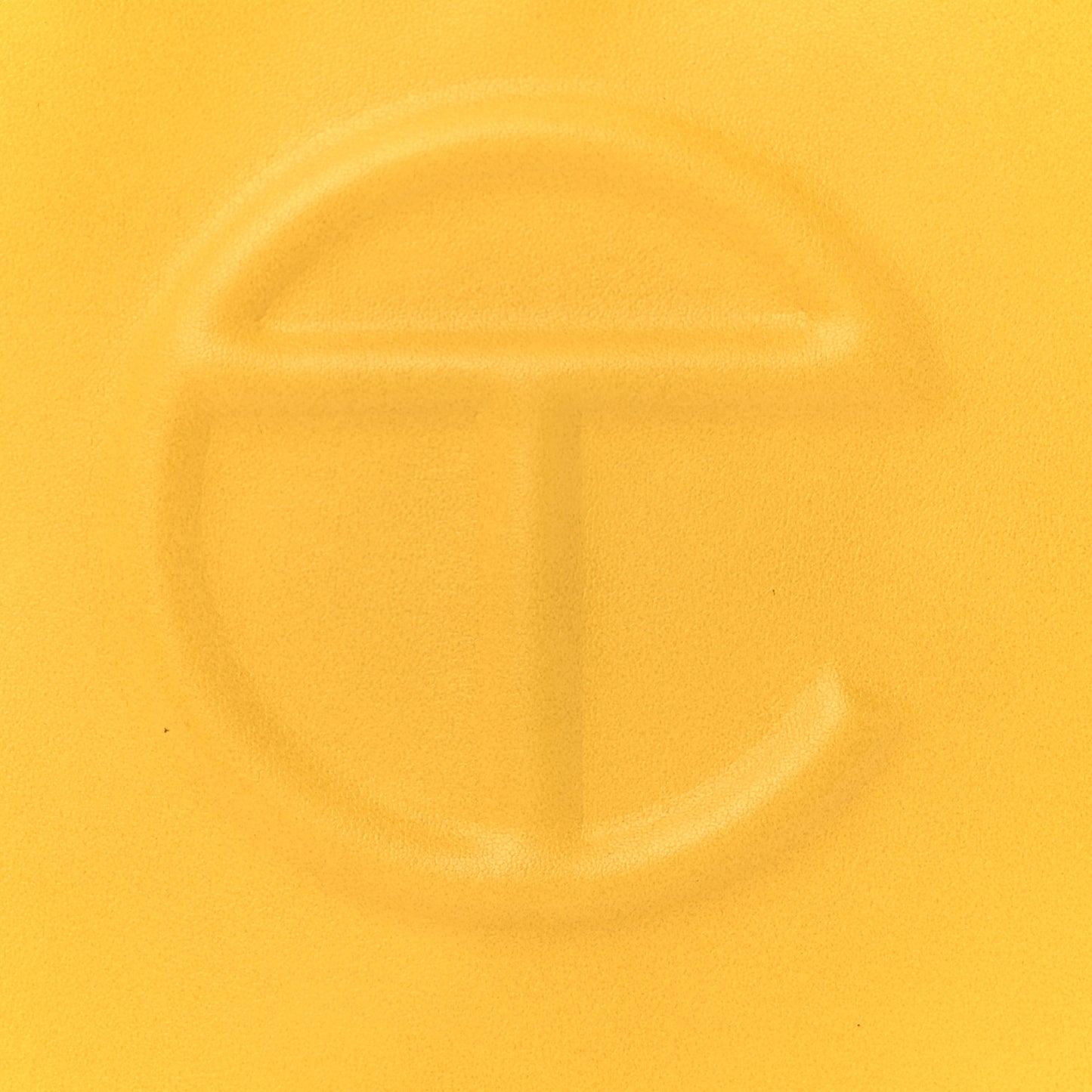 Vegan Leather Small Shopping Bag Yellow