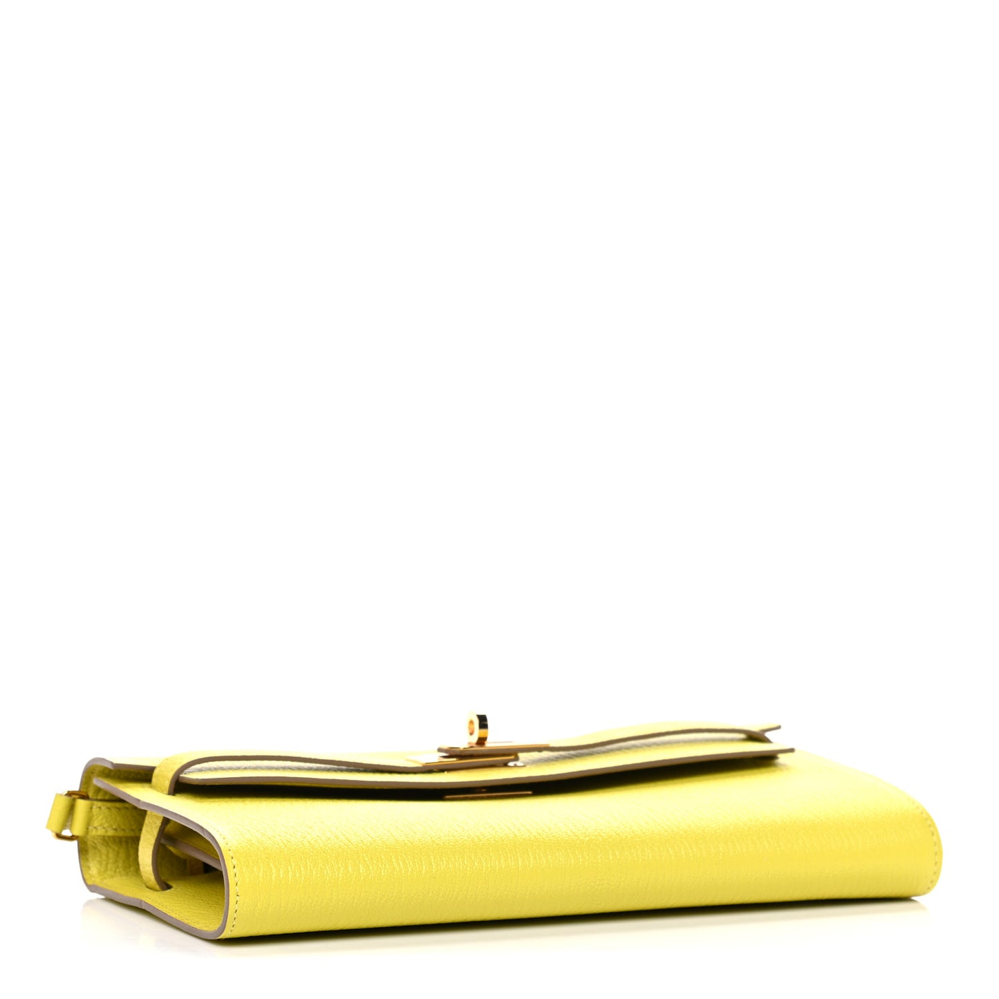 Chevre Mysore Kelly Wallet To Go Lime