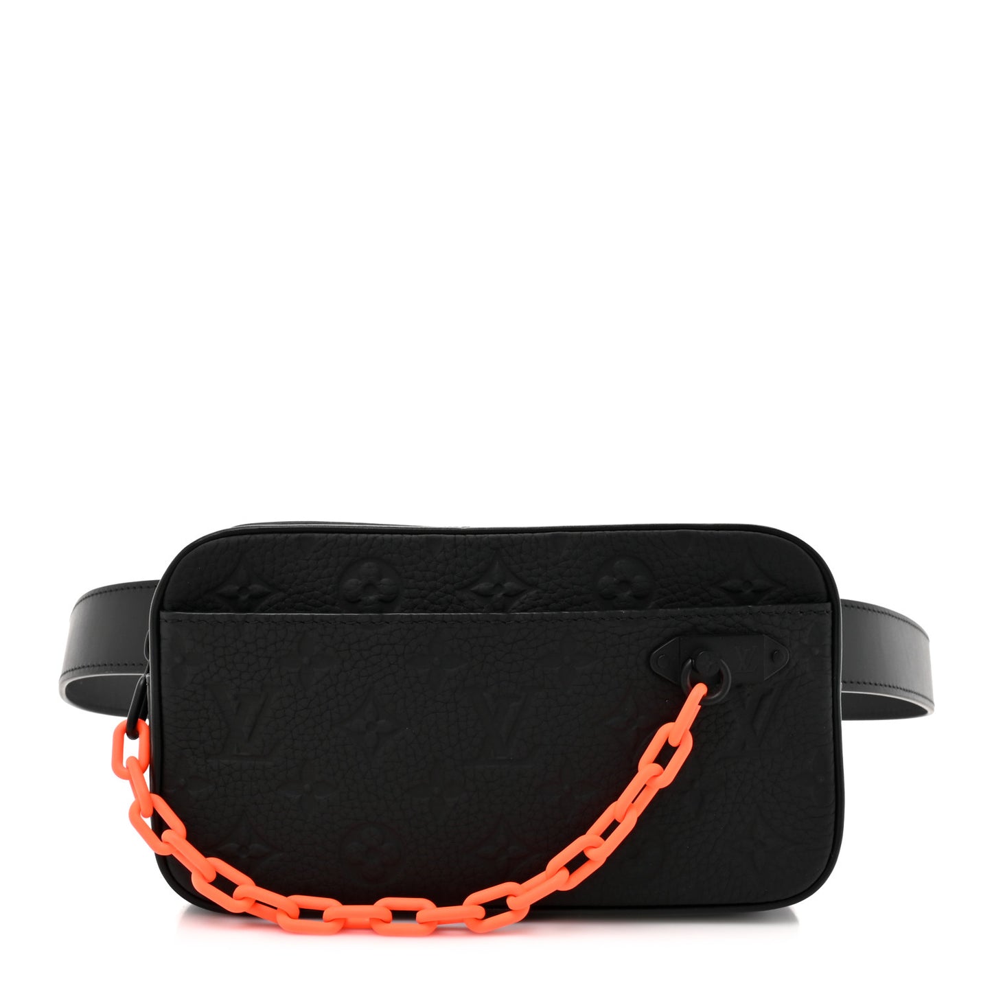 Taurillon Monogram Uniformes Solar Ray Soft Pochette Volga Belt Bag Black