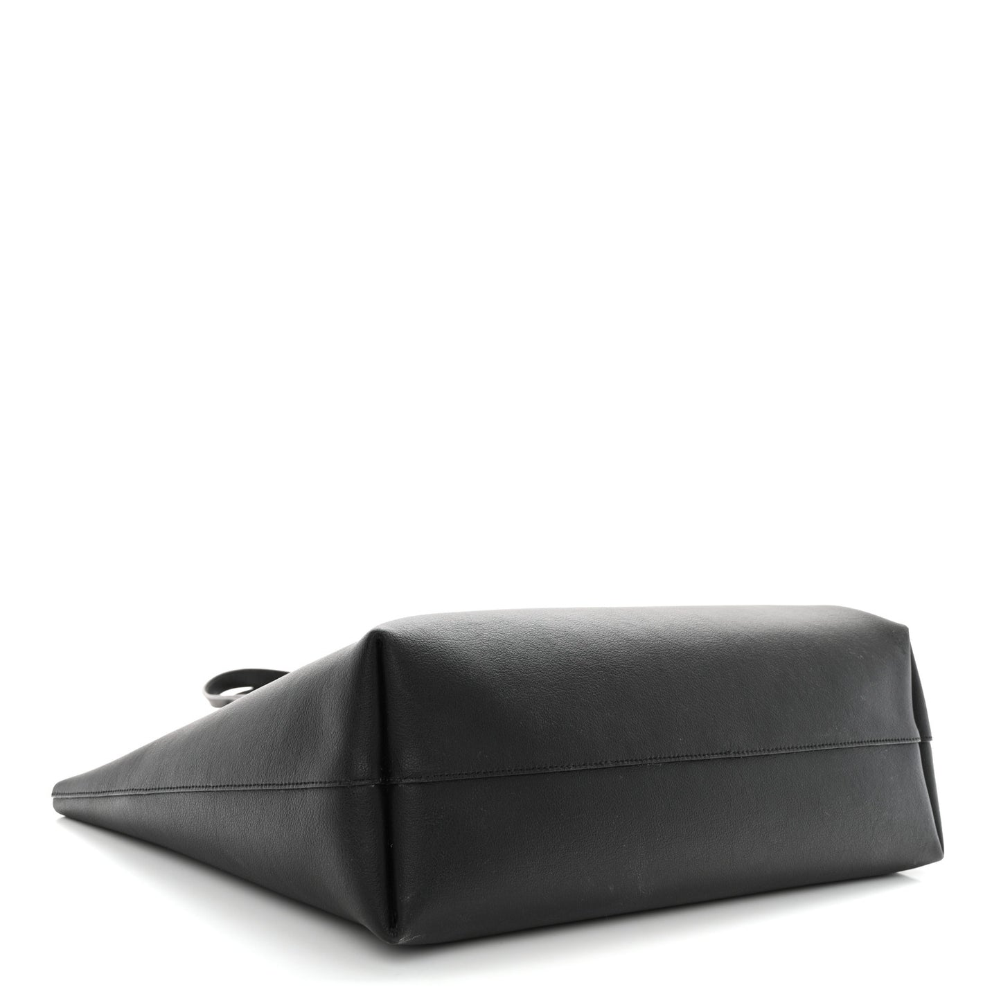 Calfskin Large Shopping Tote Black