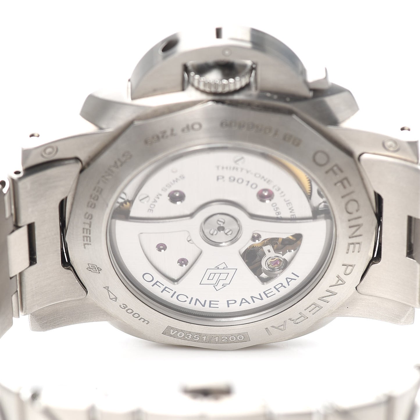 Stainless Steel 44mm Luminor Marina 3 Day Automatic Watch Blue PAM01058