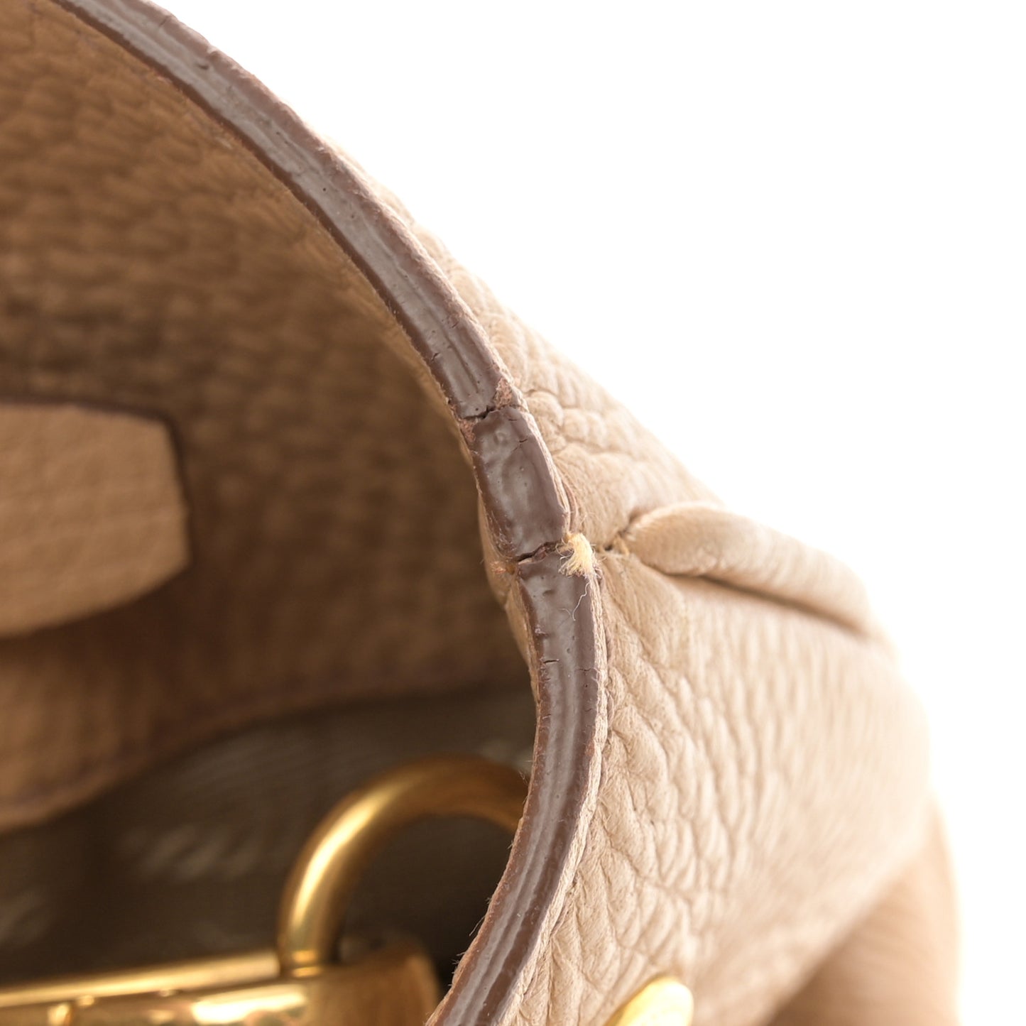 Vitello Daino Shopping Tote Noisette