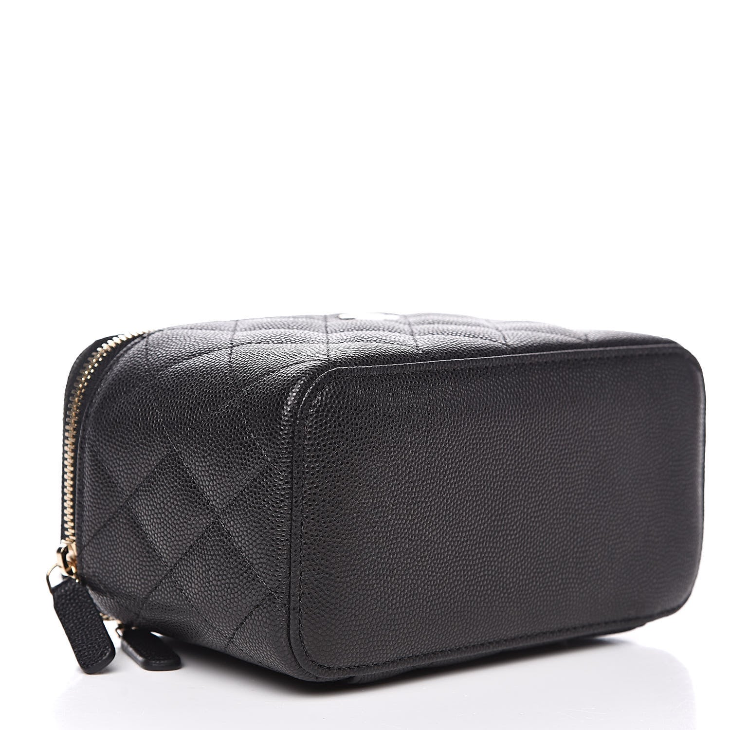 Chanel Caviar Quilted Small Vanity Case With Chain Black 4 of 10