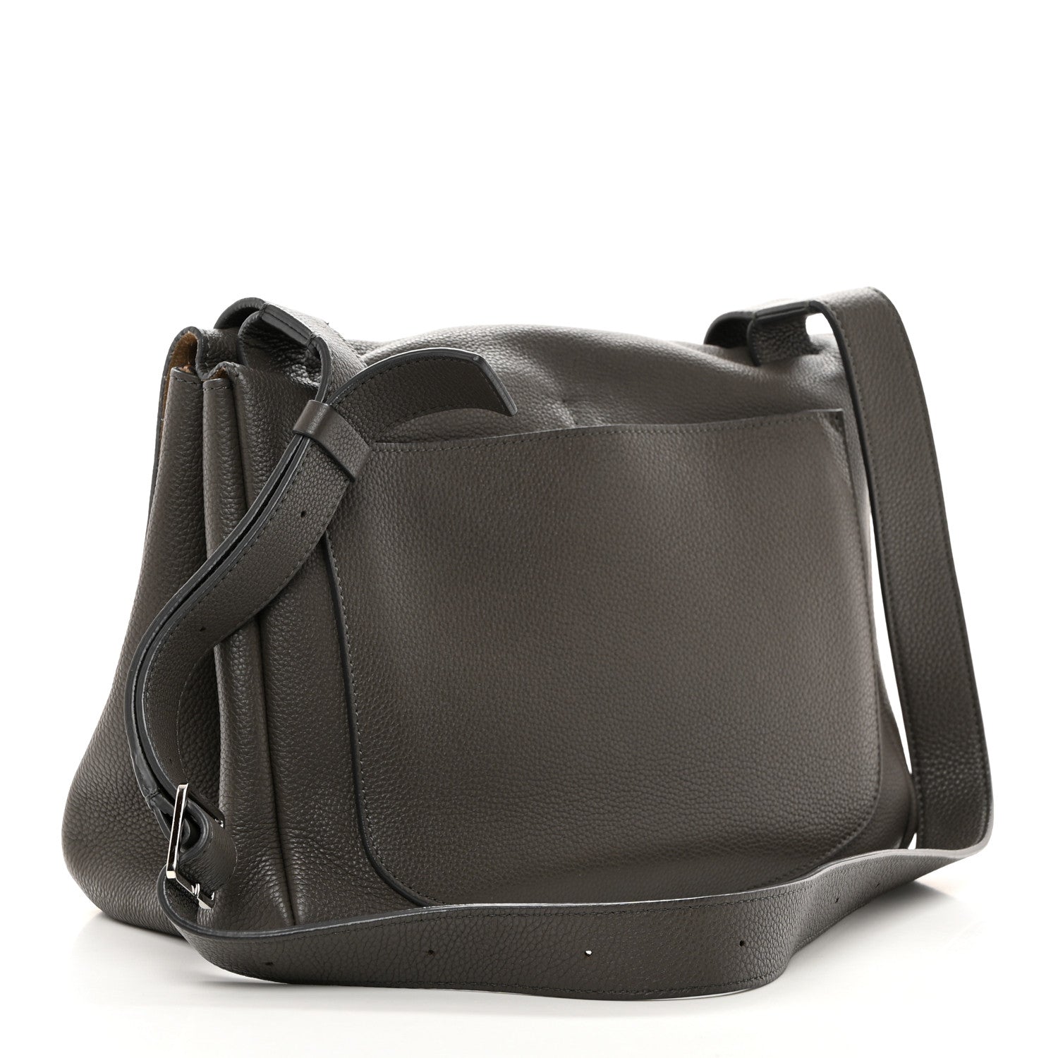 The Row THE ROW Calfskin Small Mail Bag Ash Grey 2 of 11