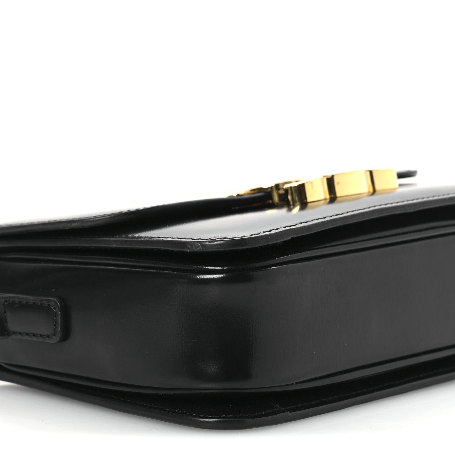 Celine Shiny Calfskin Teen Triomphe Black 9 of 13