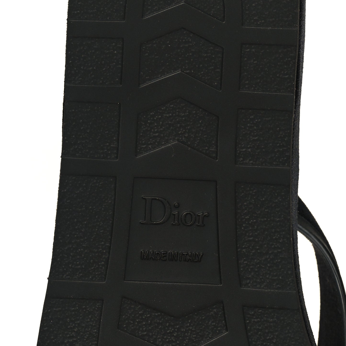 Velvet Diorsea Thong Sandals 40 Black