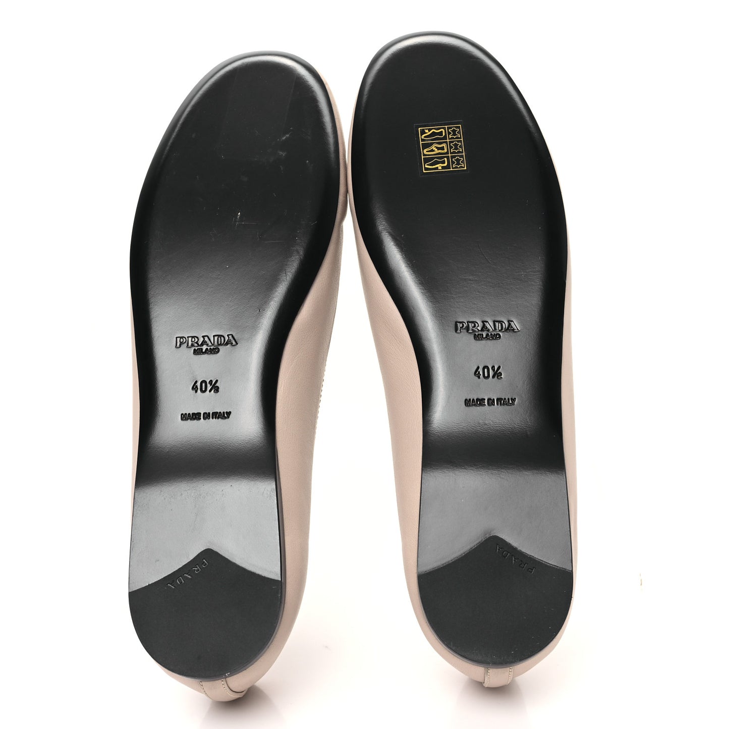 Nappa Cap Toe Triangle Bow Ballerina Flats 40.5 Ninfea