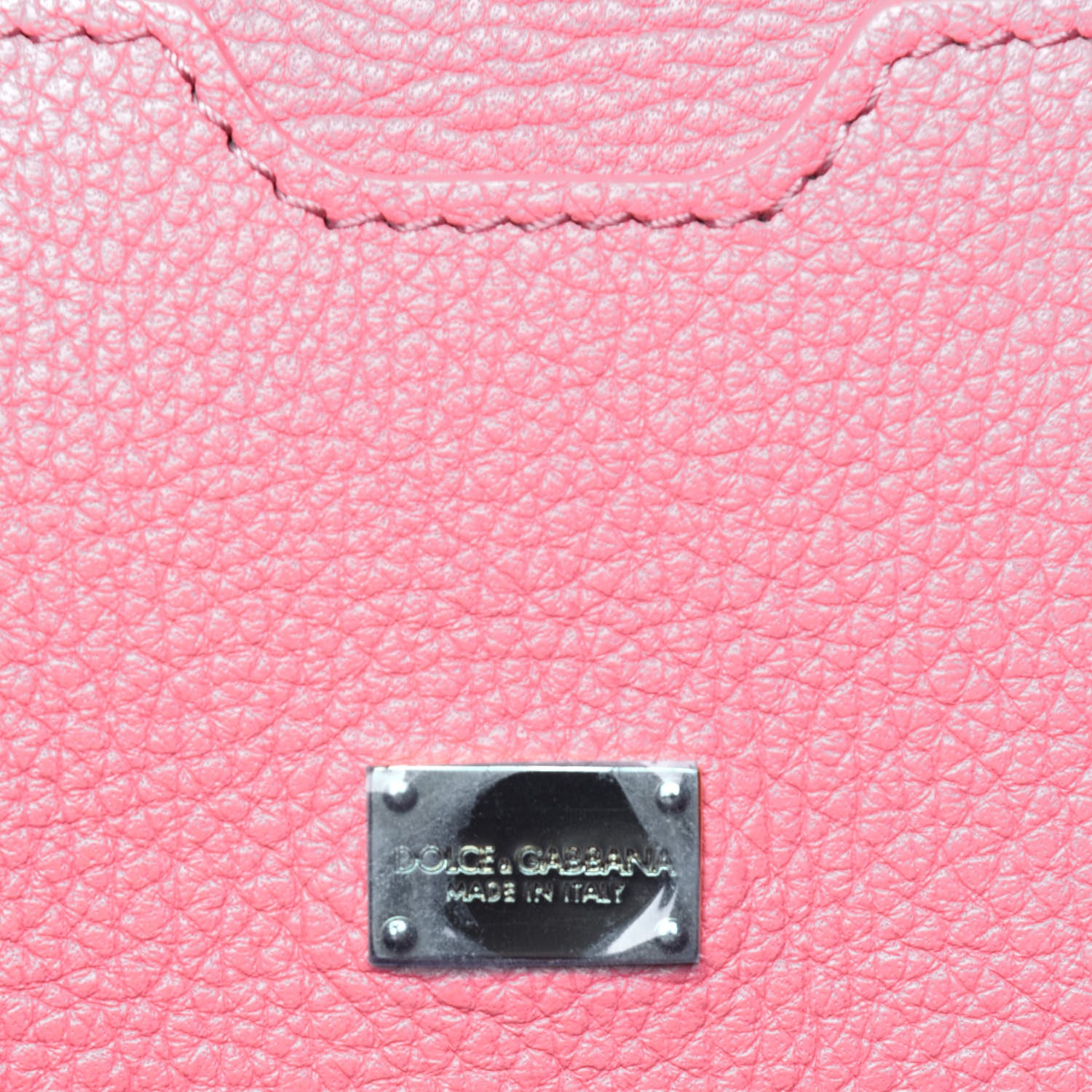 Dolce & Gabbana Pebbled Calfskin Sicily Backpack Pink 5 of 18