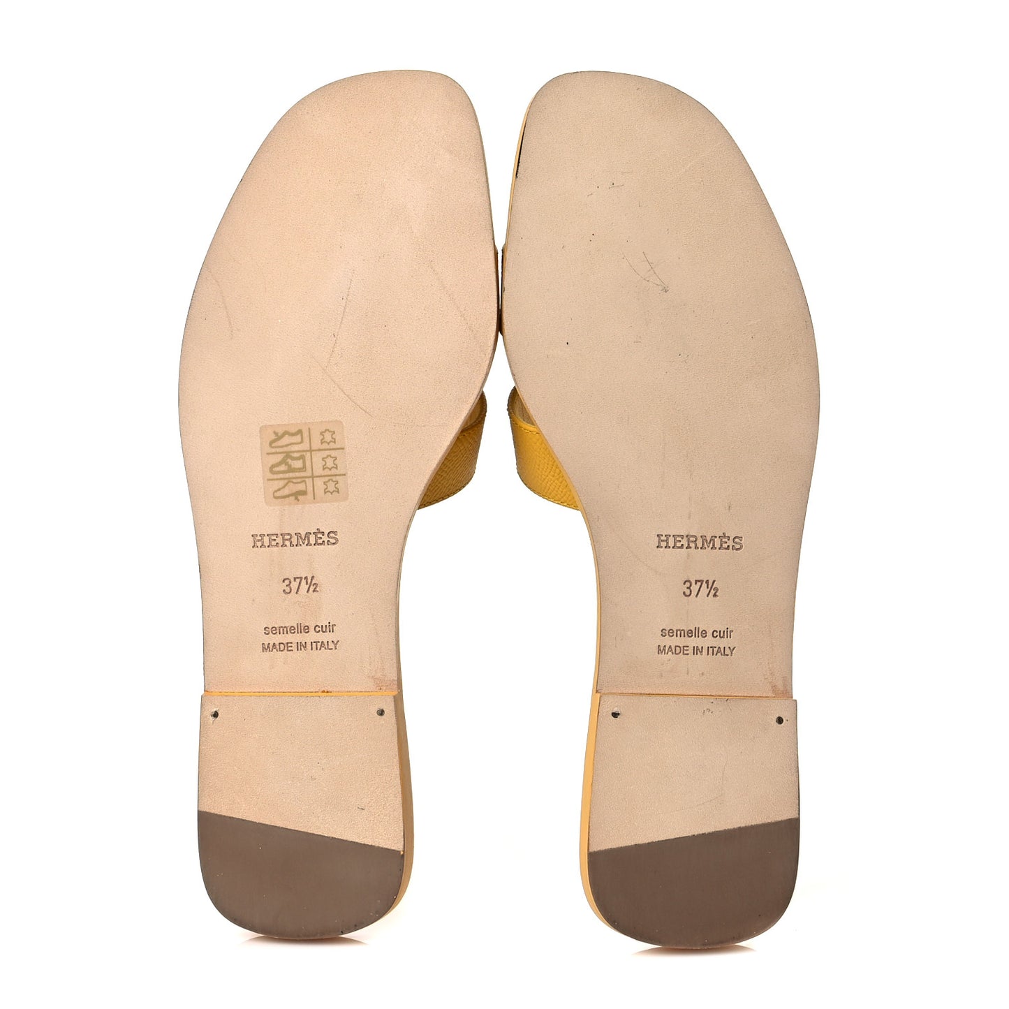 Epsom Oran Sandals 37.5 Jaune Sable
