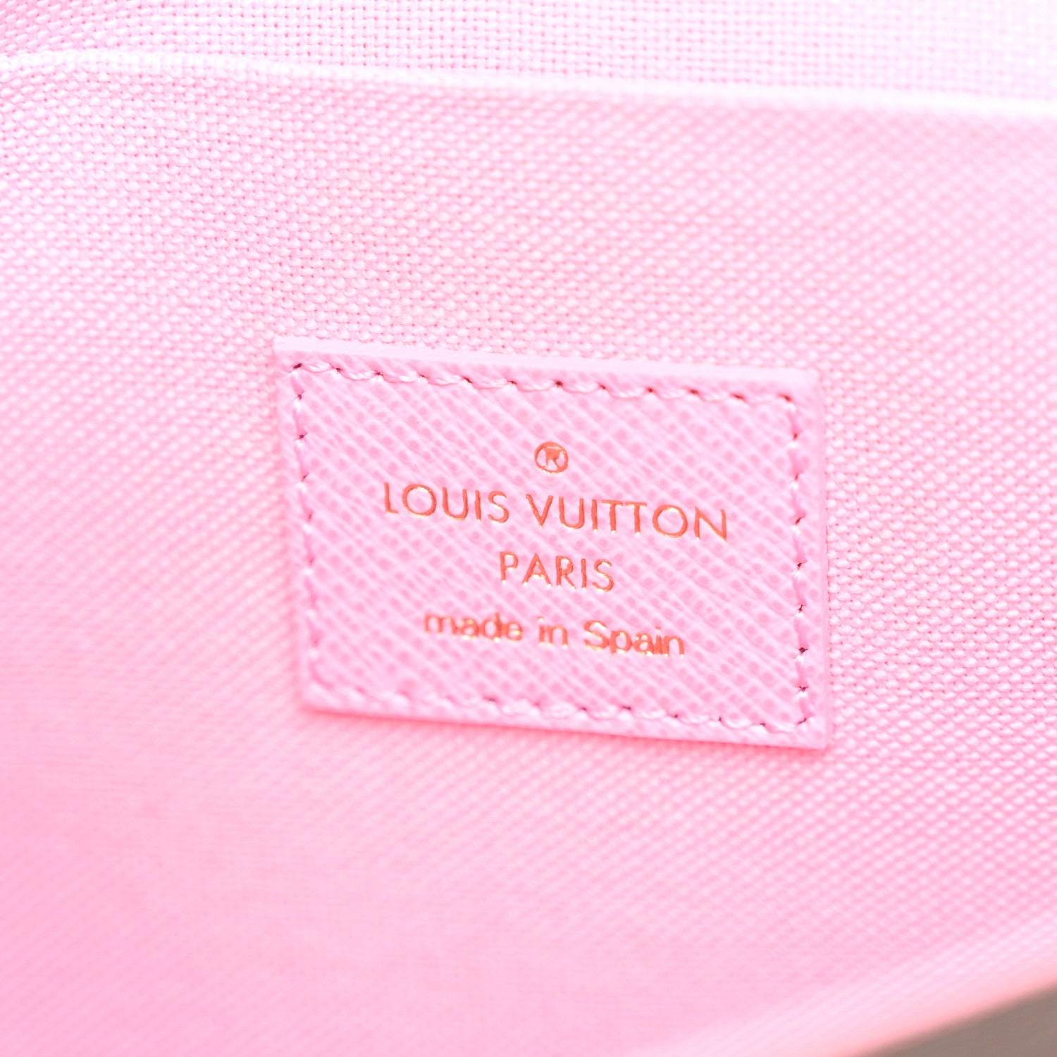 Louis Vuitton Monogram 2022 Christmas Animation Paris Pochette Felicie Chain Wallet Pink 7 of 10