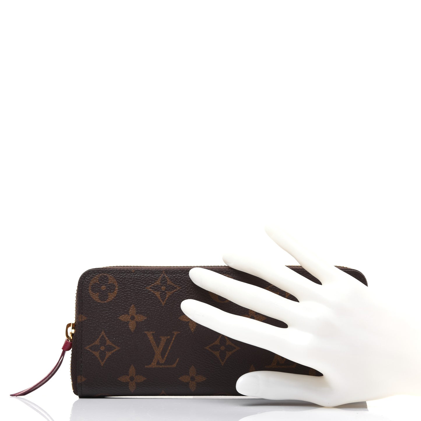 Monogram Clemence Wallet Fuchsia