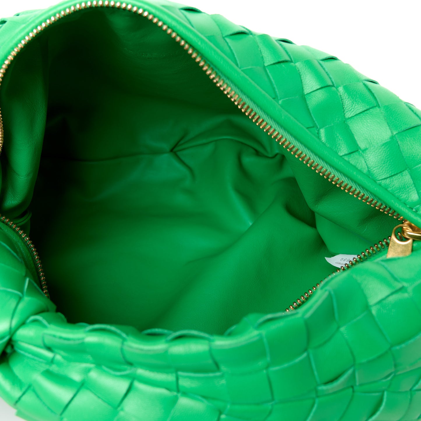 Nappa Intrecciato Teen Jodie Hobo Parakeet