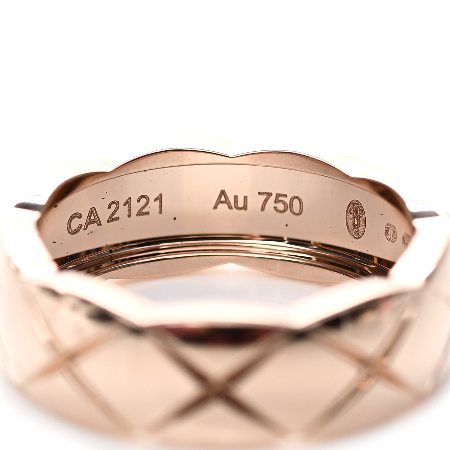 18K Beige Gold Small Coco Crush Ring 54 7