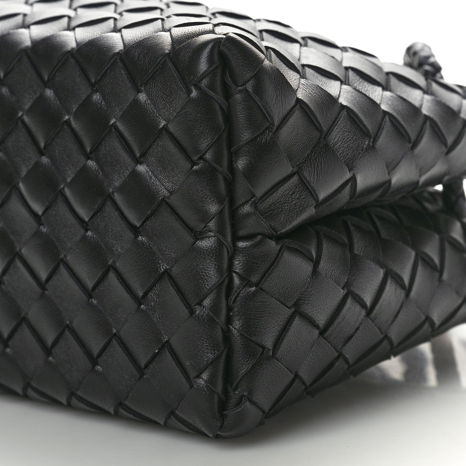 Bottega Veneta Nappa Intrecciato Small East West Andiamo Shoulder Bag Black 11 of 11