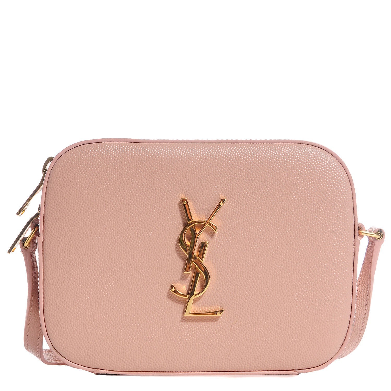 Saint Laurent Grain De Poudre Small Classic Monogram Camera Bag Blush 1 of 9
