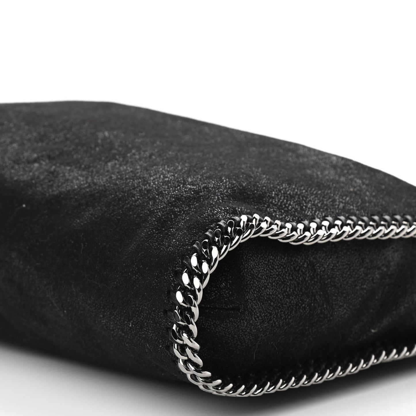 Shaggy Deer Falabella Fold Over Tote Black