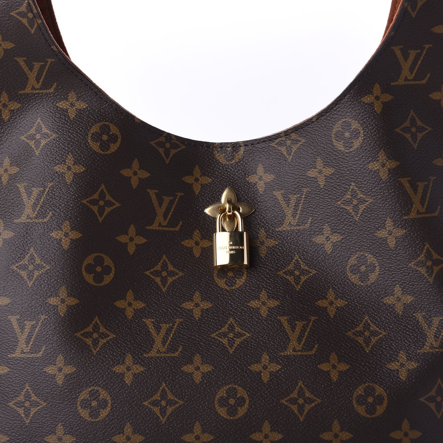 Monogram Flower Hobo Caramel