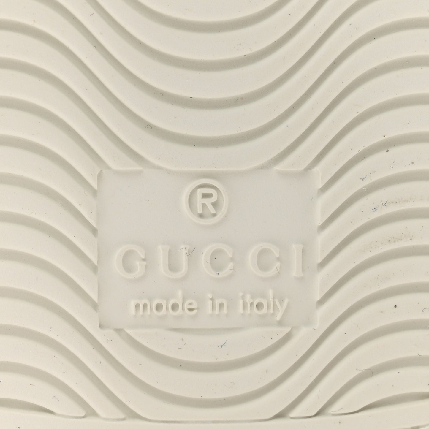 Calfskin Interlocking G Perforated Womens Ace Sneakers 36.5 White Grey Sky