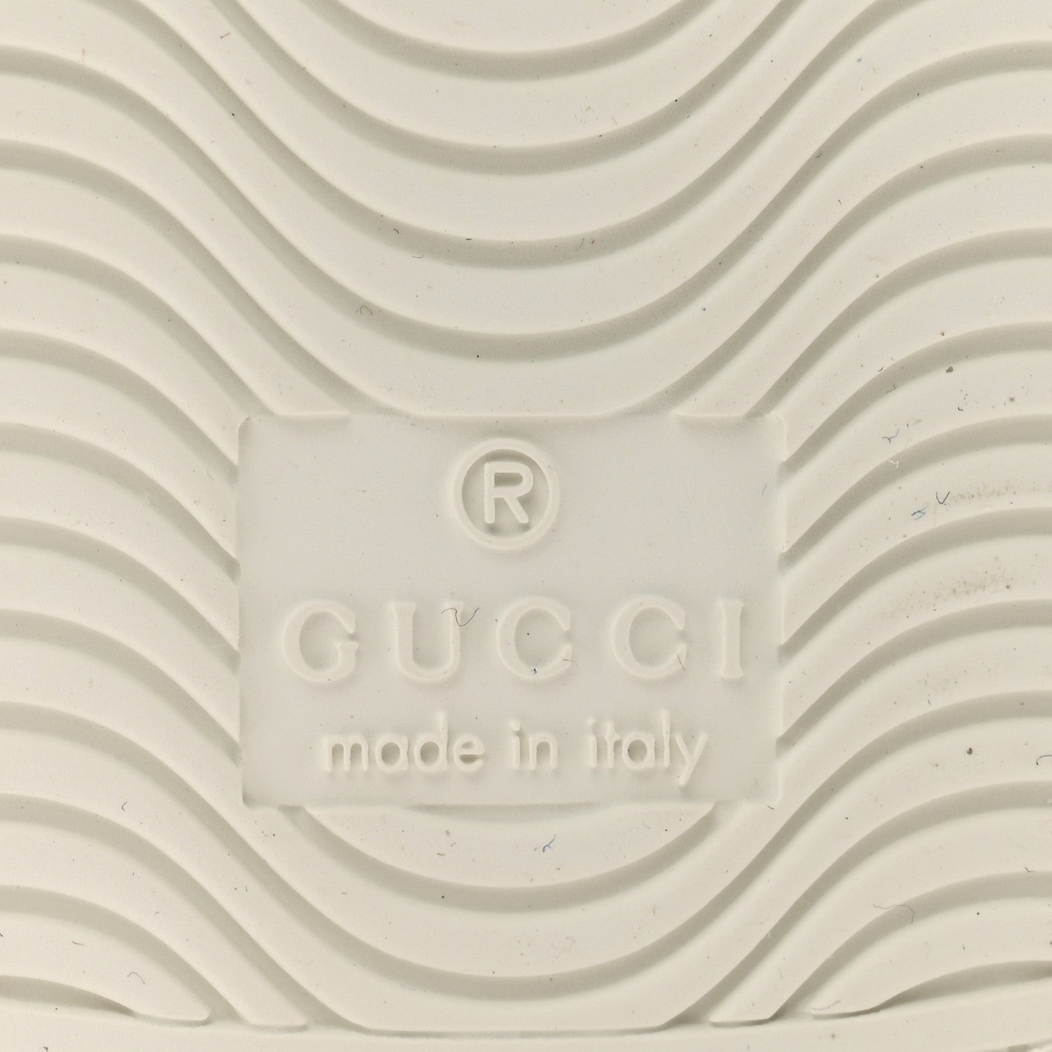 Gucci Calfskin Interlocking G Perforated Womens Ace Sneakers 36.5 White Grey Sky 7 of 10