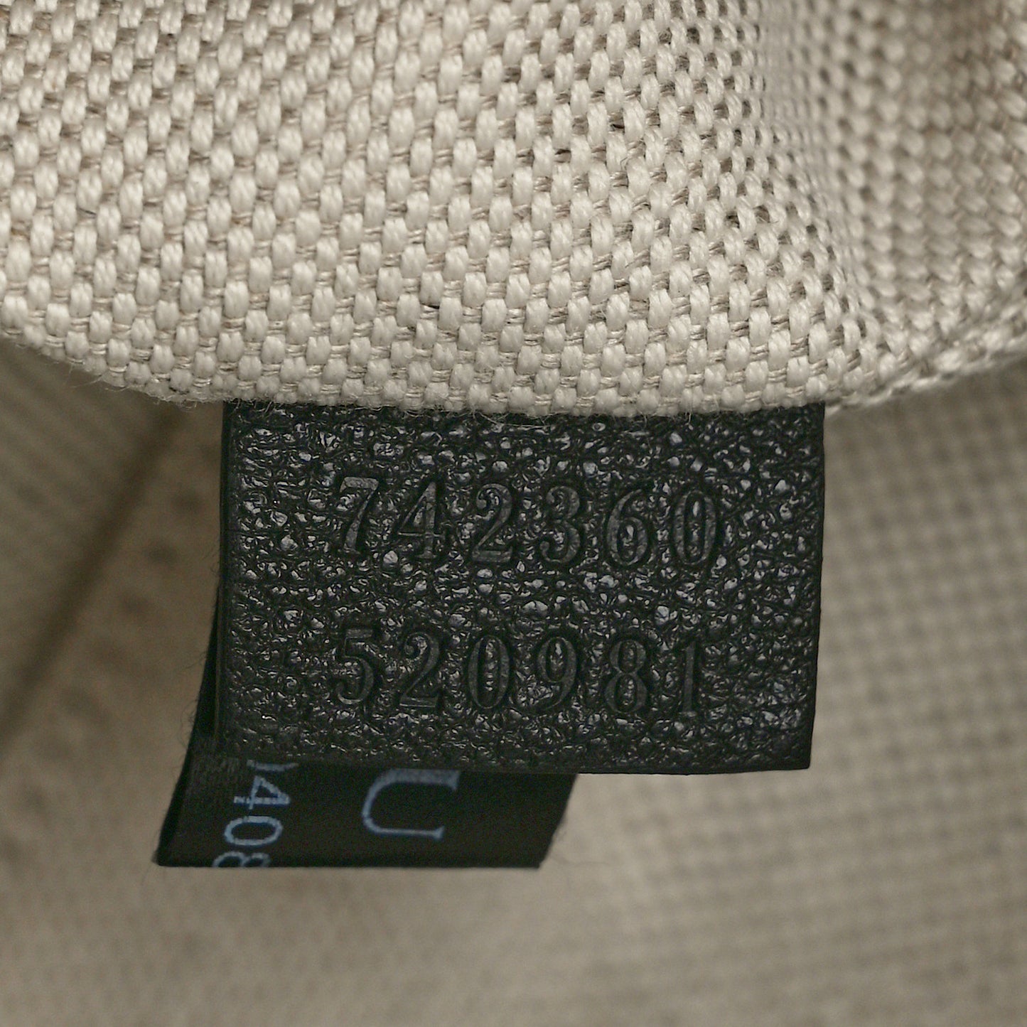 Sakai Be Green Calfskin Diagonal Stitched Small Blondie Shoulder Bag Black