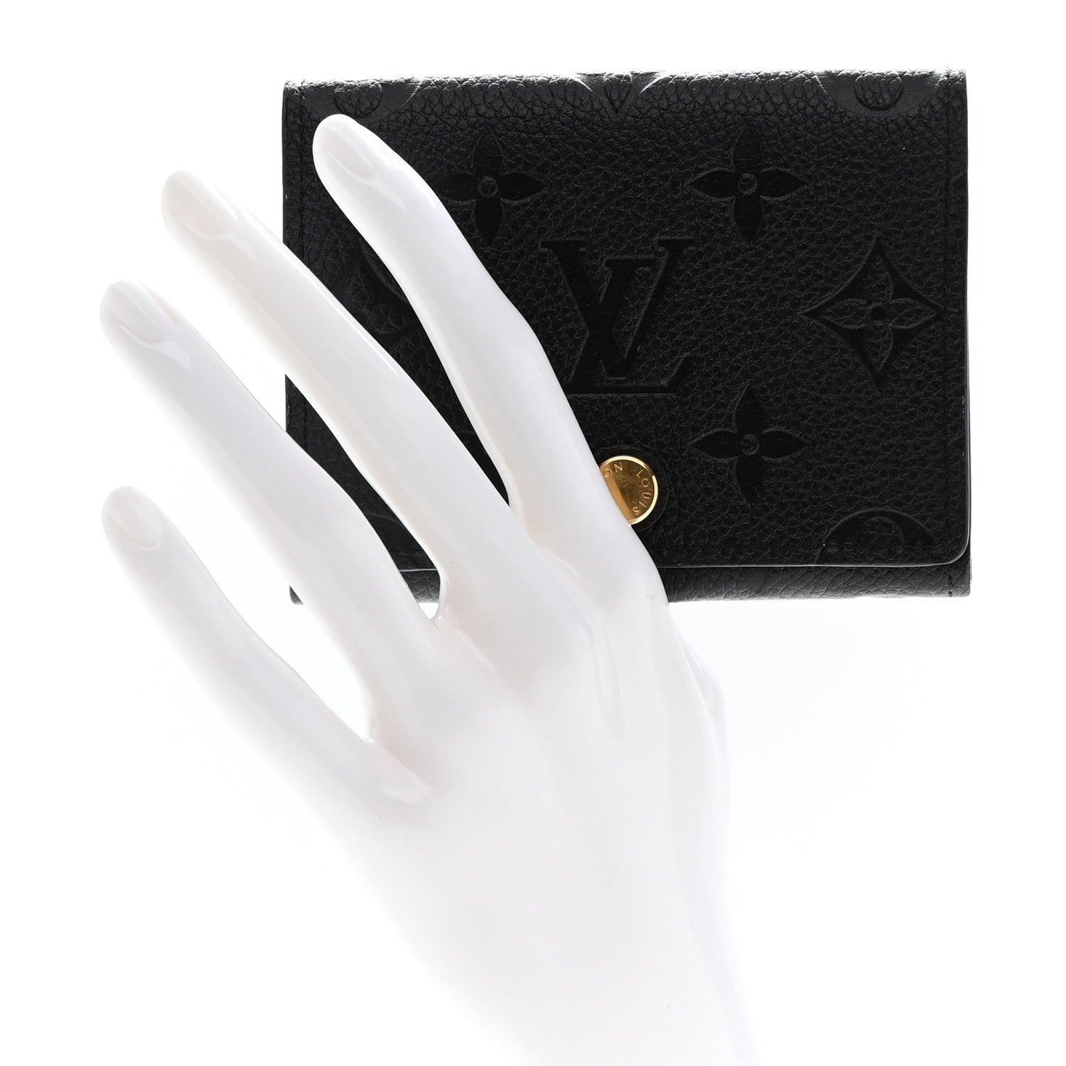 Louis Vuitton Empreinte Business Card Holder Black 2 of 9