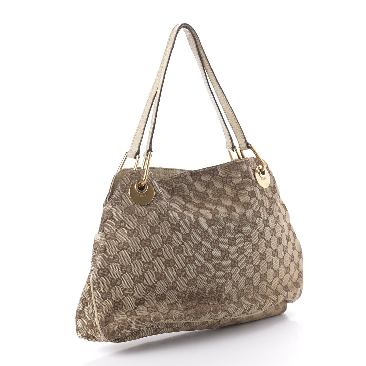 Monogram Medium Eclipse Shoulder Bag Off White