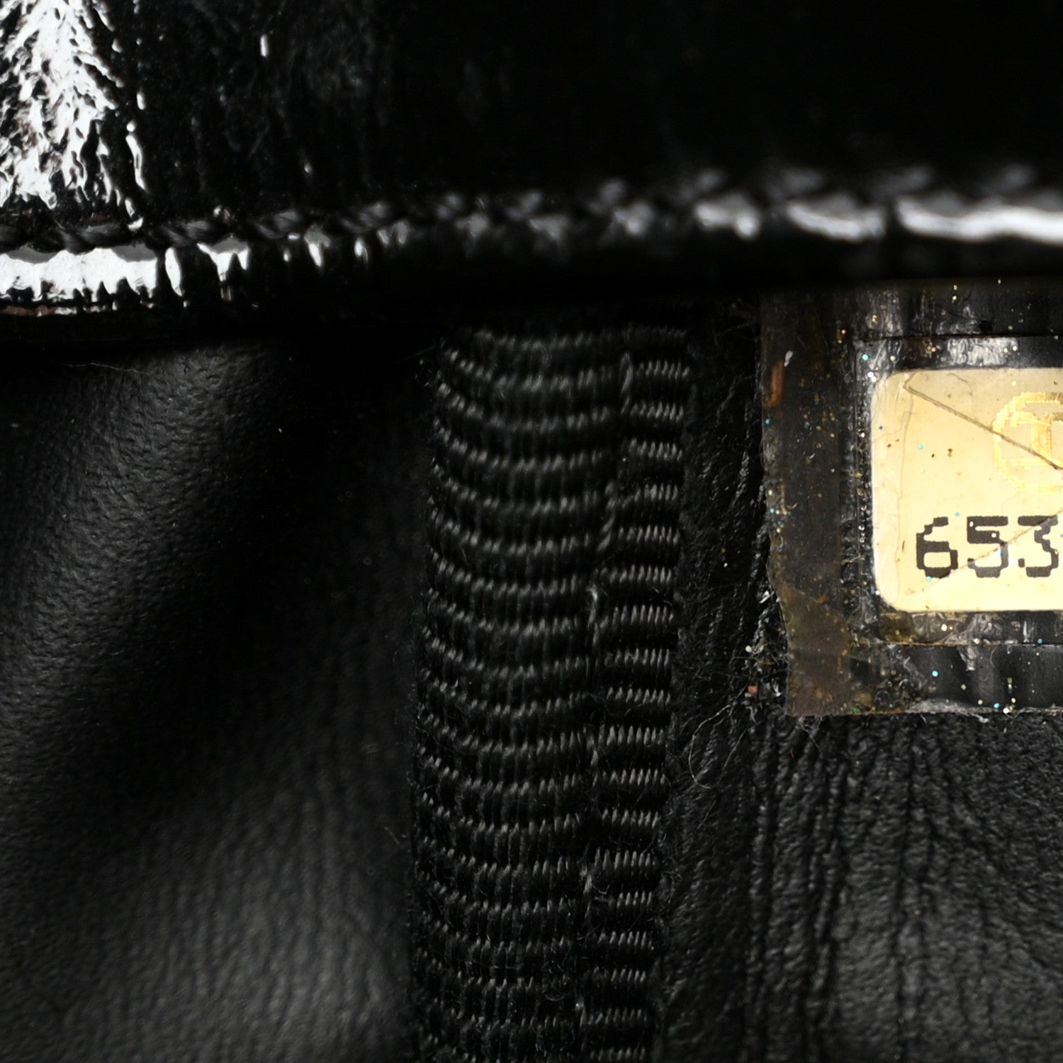 Chanel Patent Perforated CC Handle Bag Black 7 of 18