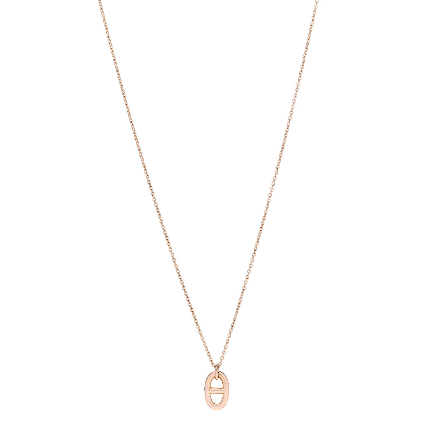 Hermes 18K Rose Gold PM Farandole Pendant Necklace 1 of 5