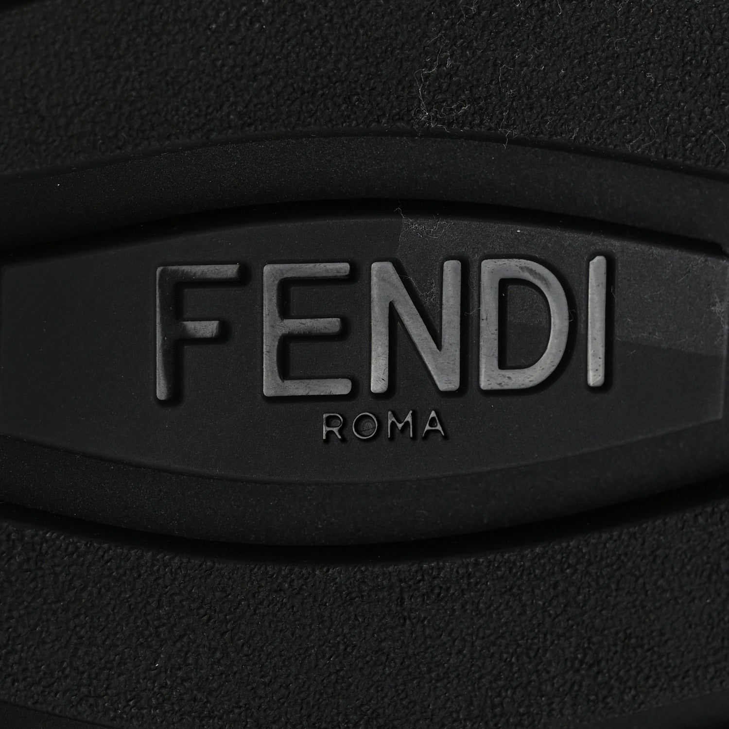 Fendi Vitello Fabric Jacquard FF 1974 Mens Fendi Force Chelsea Boots 9 Black Tobacco 8 of 9