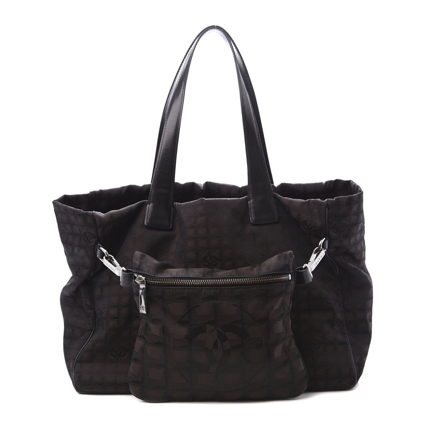 Nylon Travel Convertible Tote Black