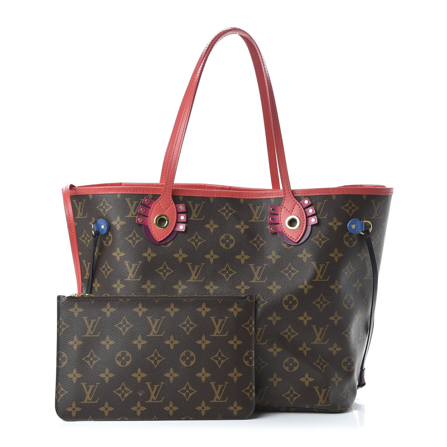 Monogram Totem Neo Neverfull MM Flamingo