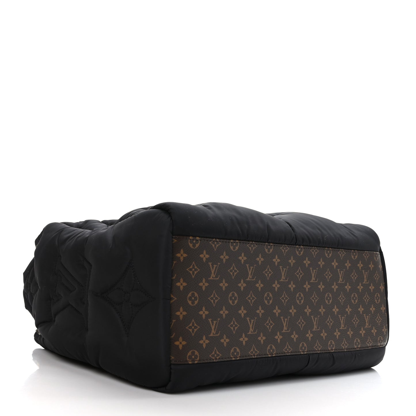 Econyl Monogram Pillow Giant Onthego MM Black