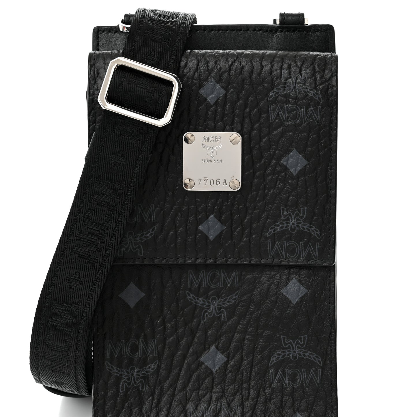 Visetos Geo Phone Case Crossbody Black