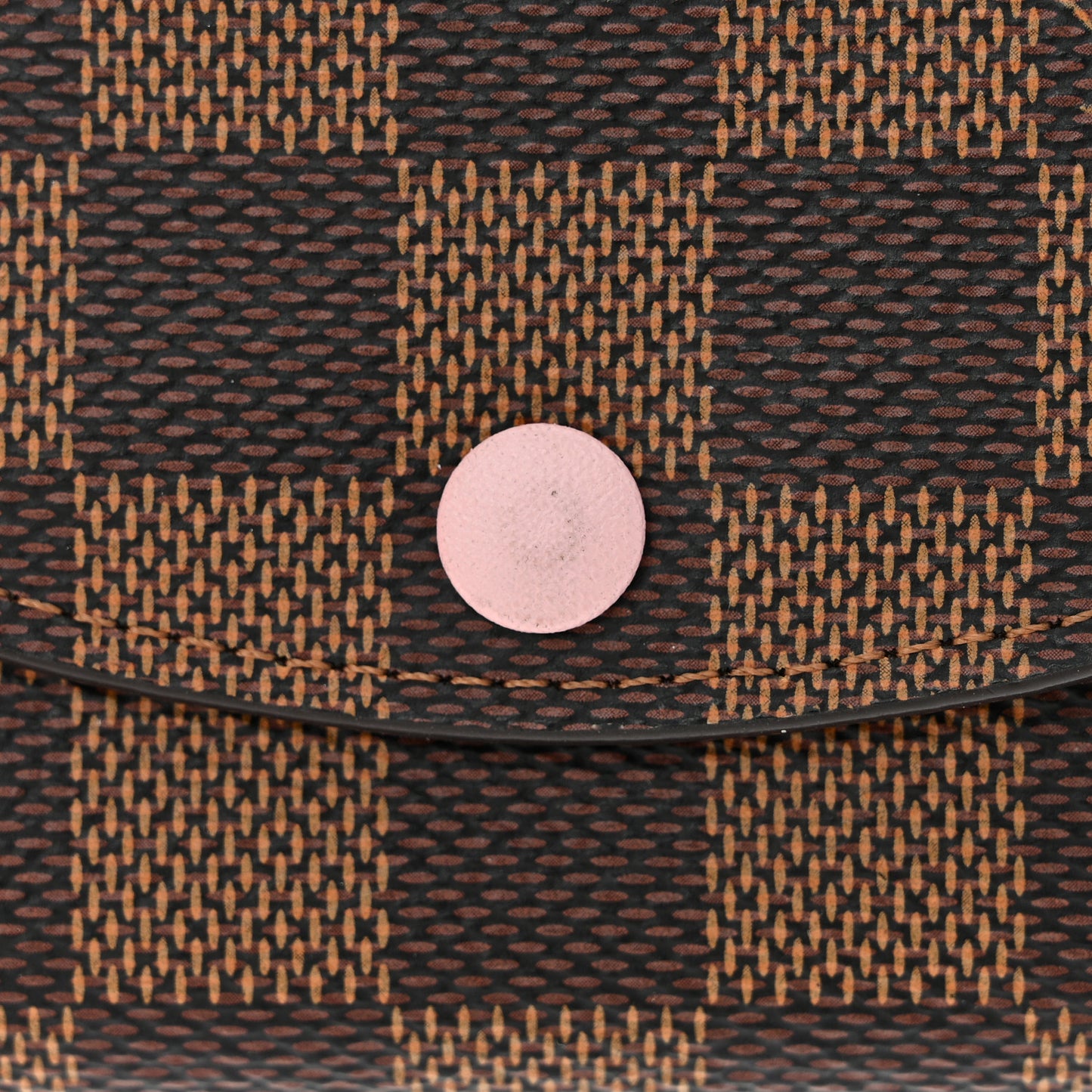Damier Ebene Rosalie Coin Purse Rose Ballerine
