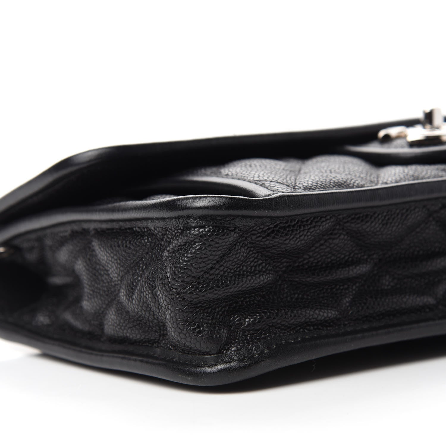 Chanel Caviar Quilted Medium French Riviera Flap Black 6 of 15
