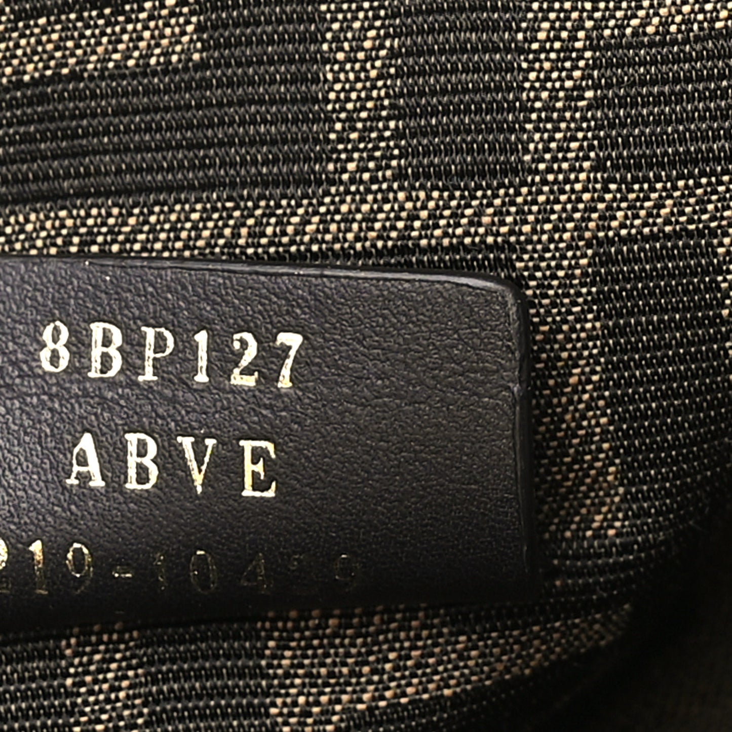 Shiny Nappa Medium Fendi First Black