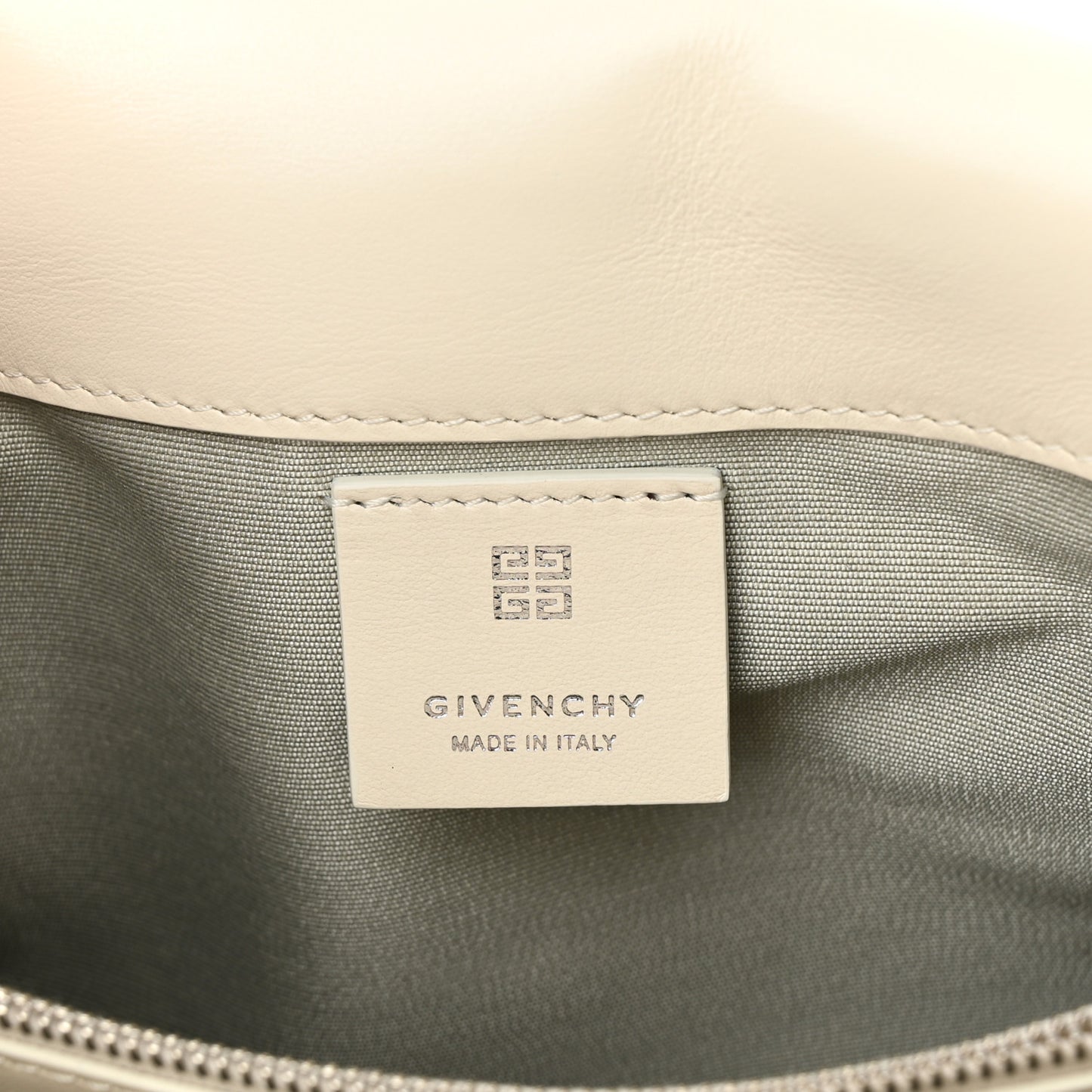 Soft Calfskin 4G Embossed Medium Shoulder Bag Ivory