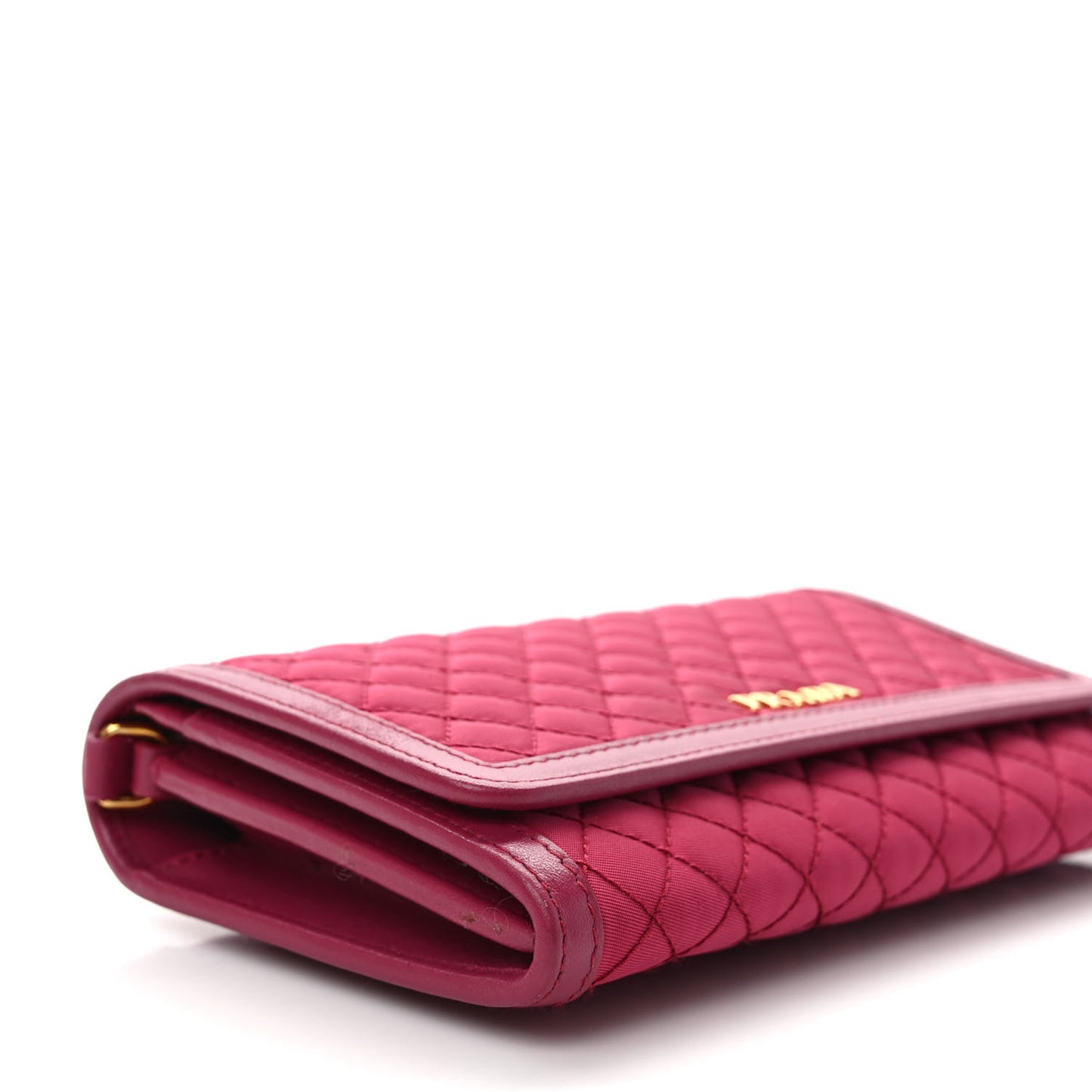 Tessuto Quilted Mini Crossbody Wallet Ibisco