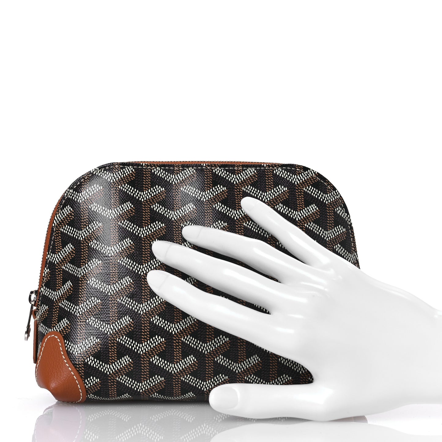 Goyardine Vendome Toiletry Pouch Black Gold