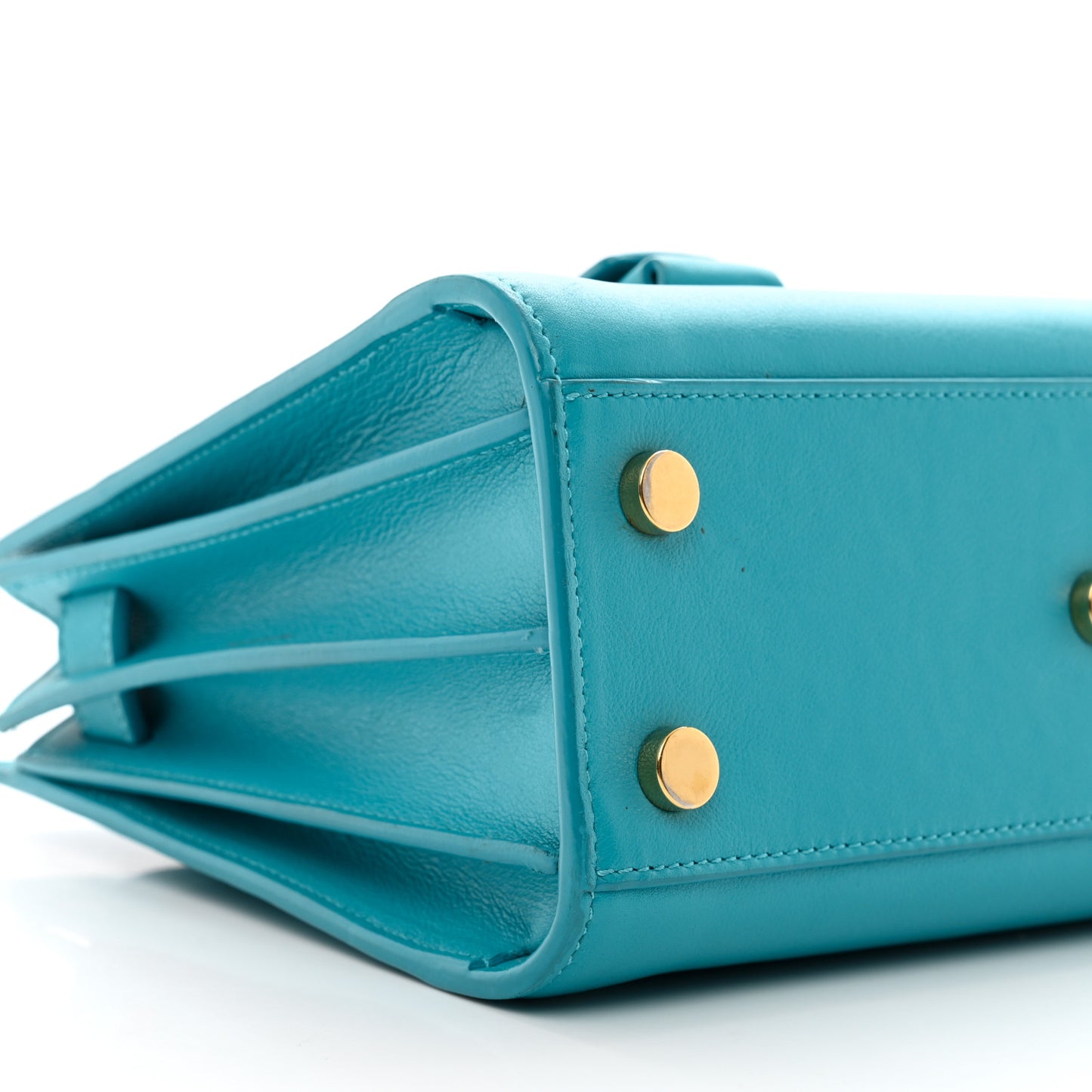 Calfskin Nano Sac De Jour Turquoise