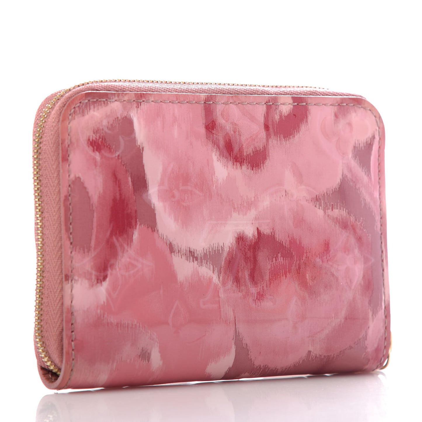 Vernis Ikat Zippy Coin Purse Rose Velours