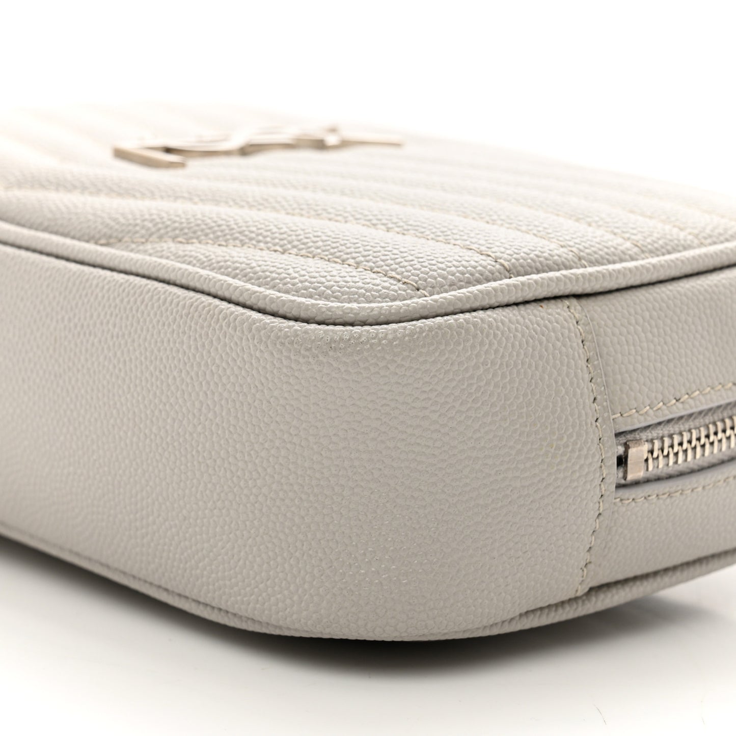 Grain De Poudre Matelasse Monogram Mini Lou Camera Bag Granite