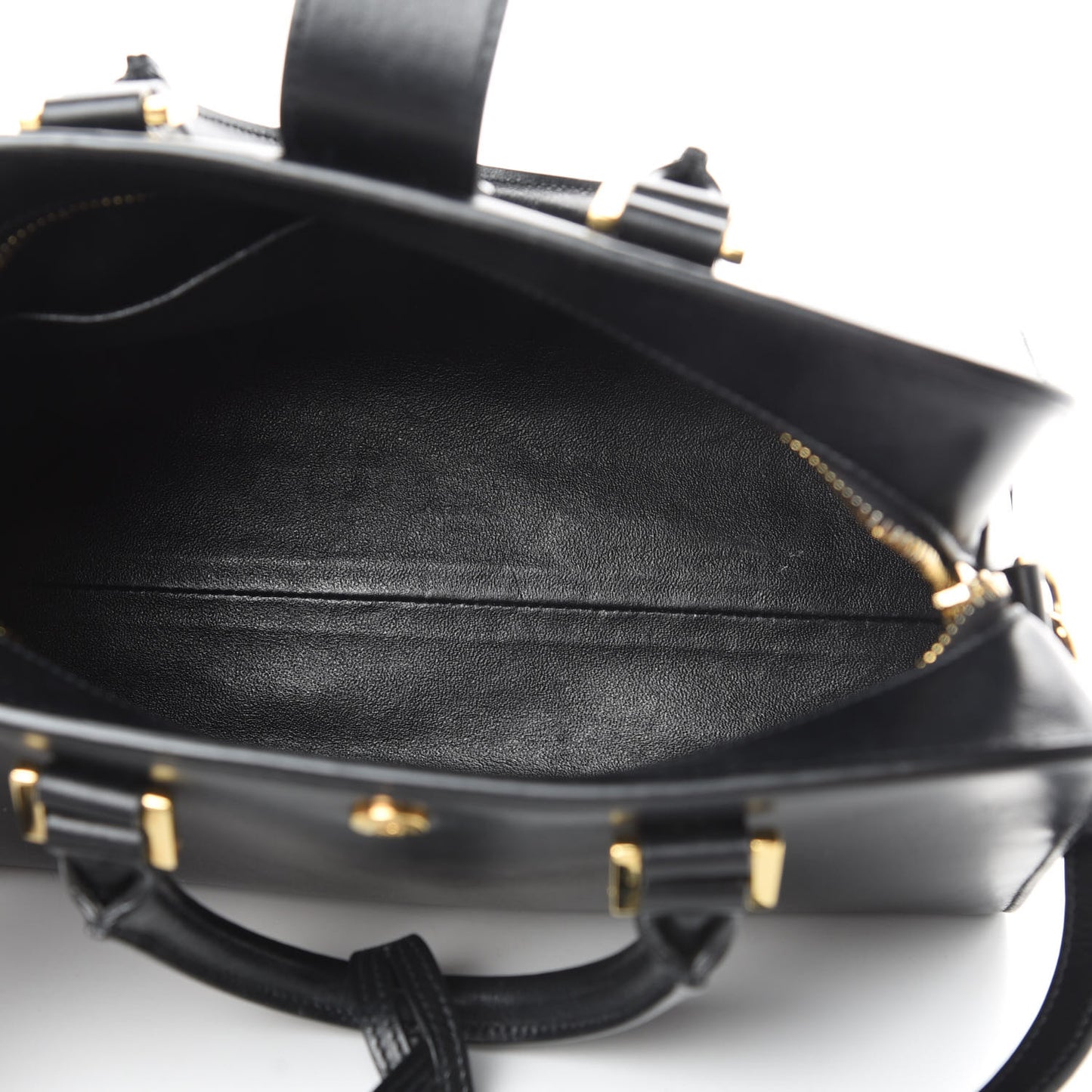 Calfskin Monogram Baby Cabas Black