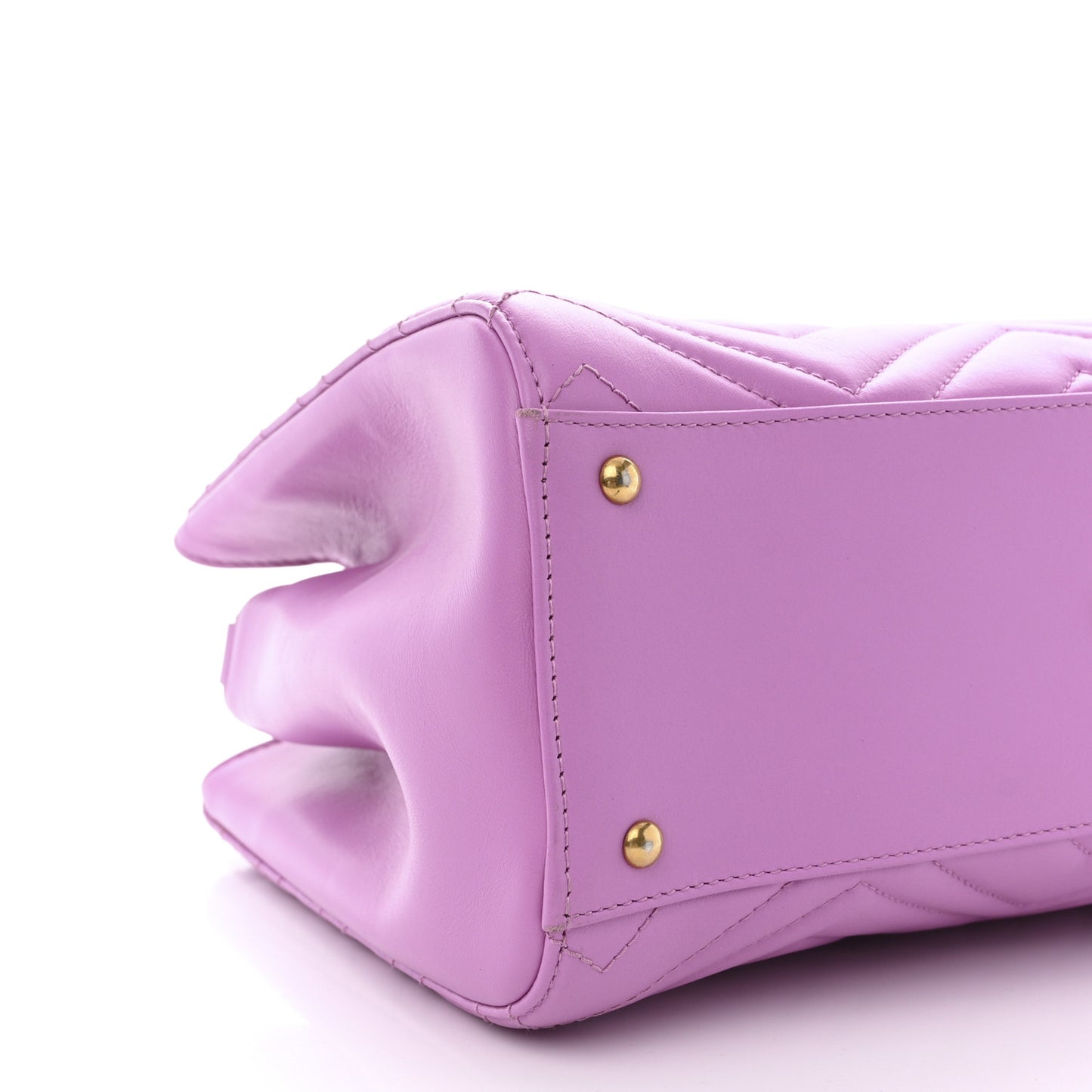 Calfskin Matelasse Small GG Marmont Tote Candy Mousse