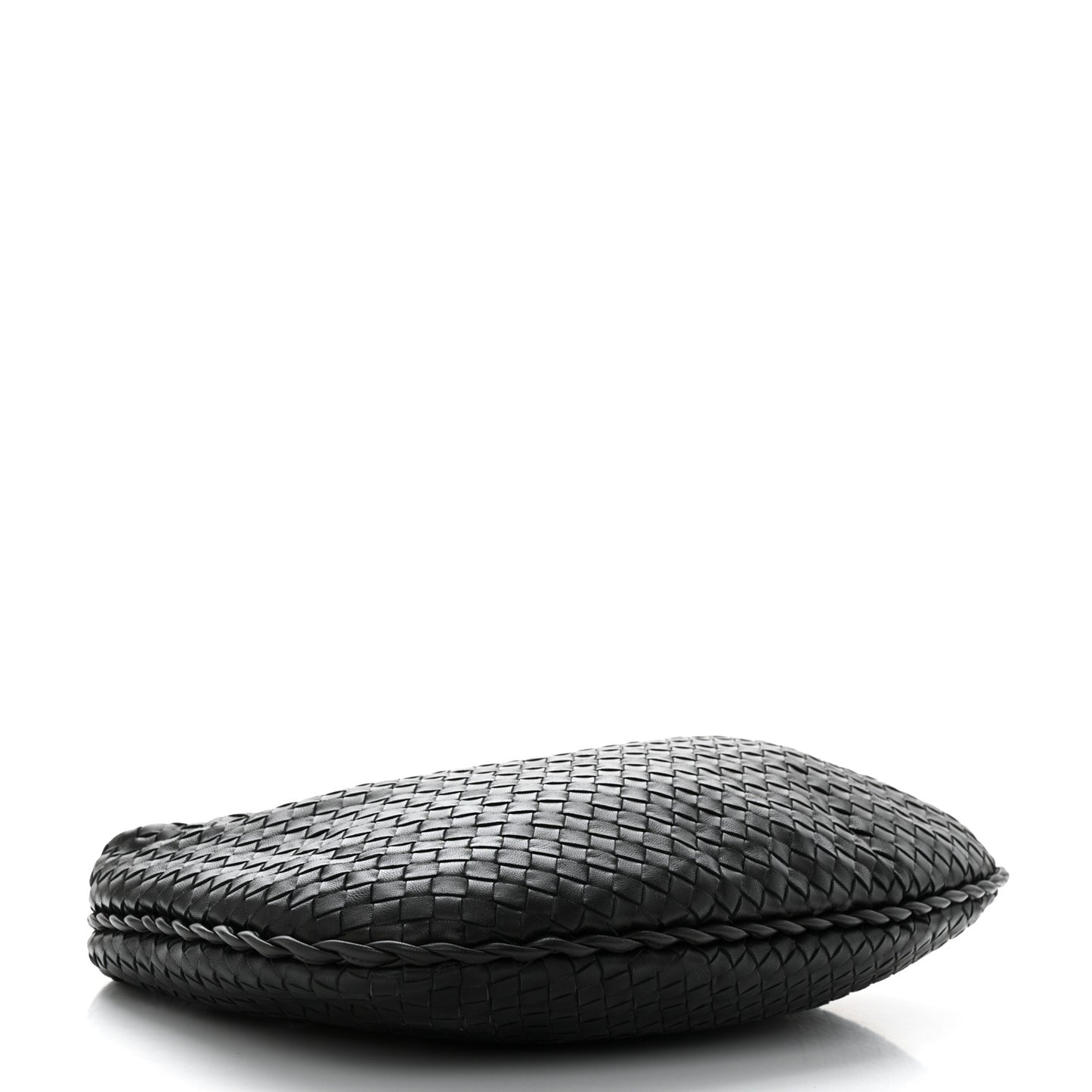 Nappa Intrecciato Medium Veneta Hobo Black