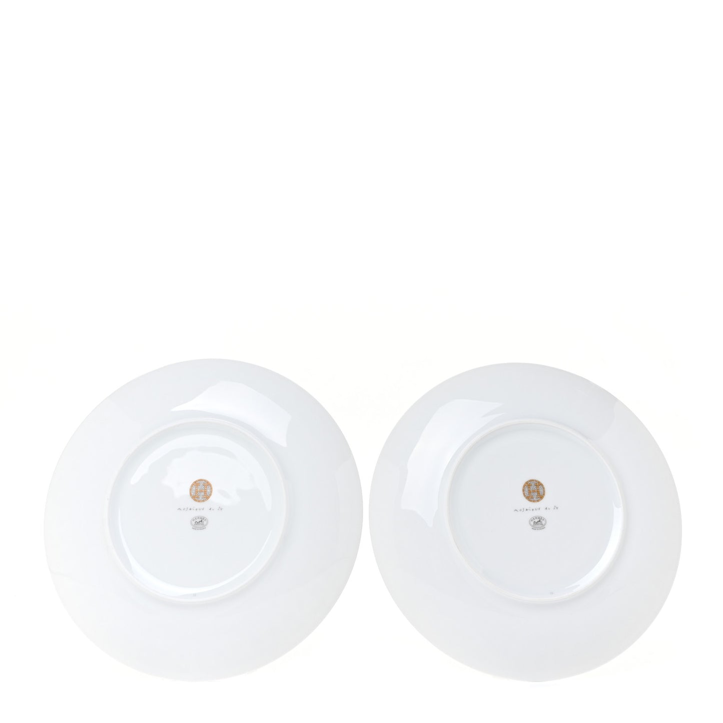 Porcelain Mosaique au 24 Dessert Plate Set of 2