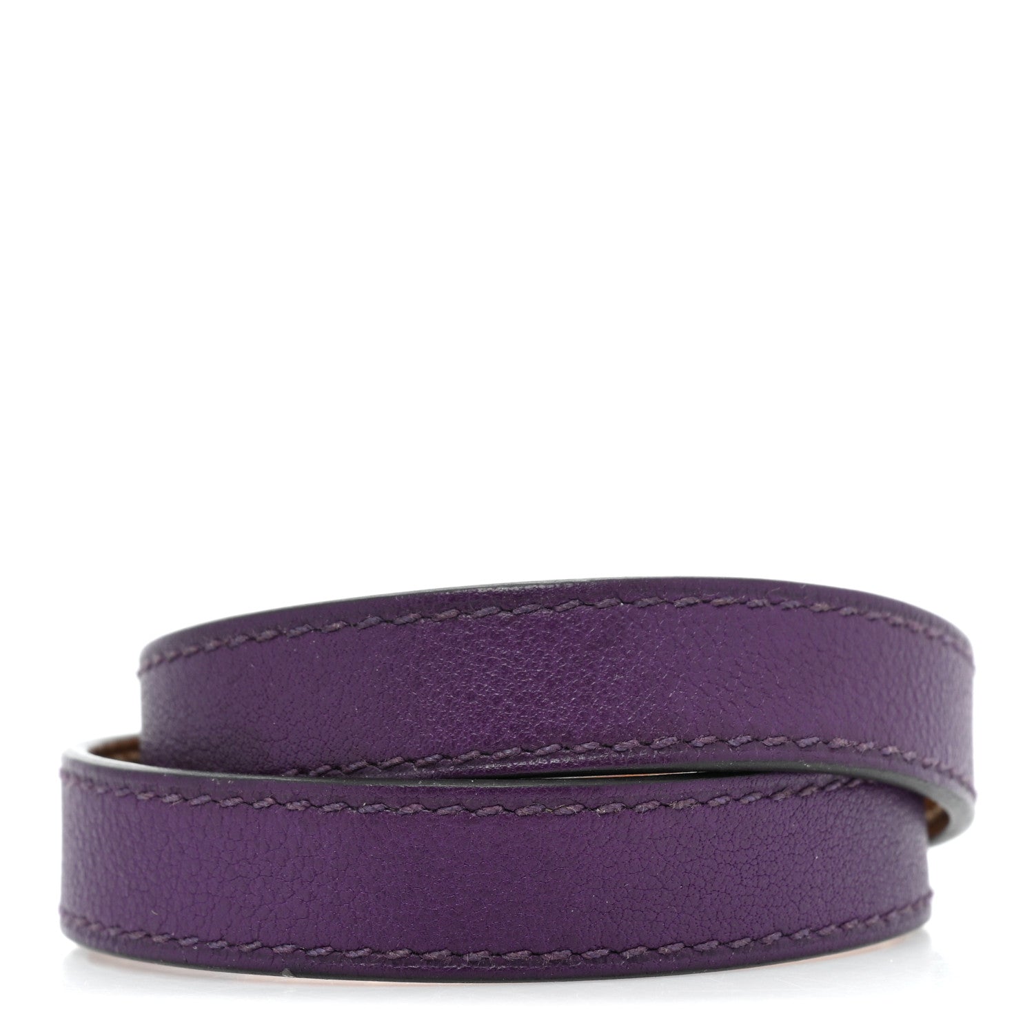 Hermes Swift Kelly Double Tour Bracelet M Ultraviolet 2 of 5