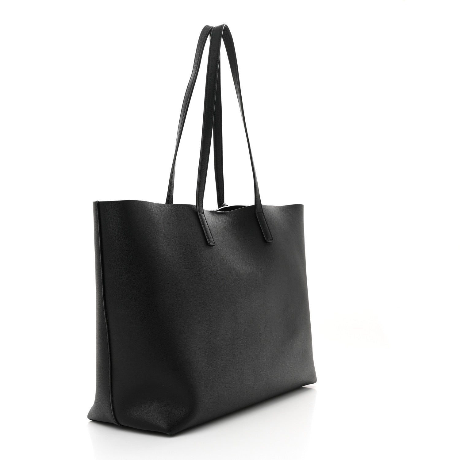 Saint Laurent Calfskin Large Shopping Tote Black 4 of 13