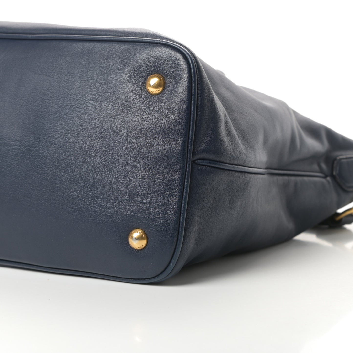 Soft Calfskin Shopping Tote Navy