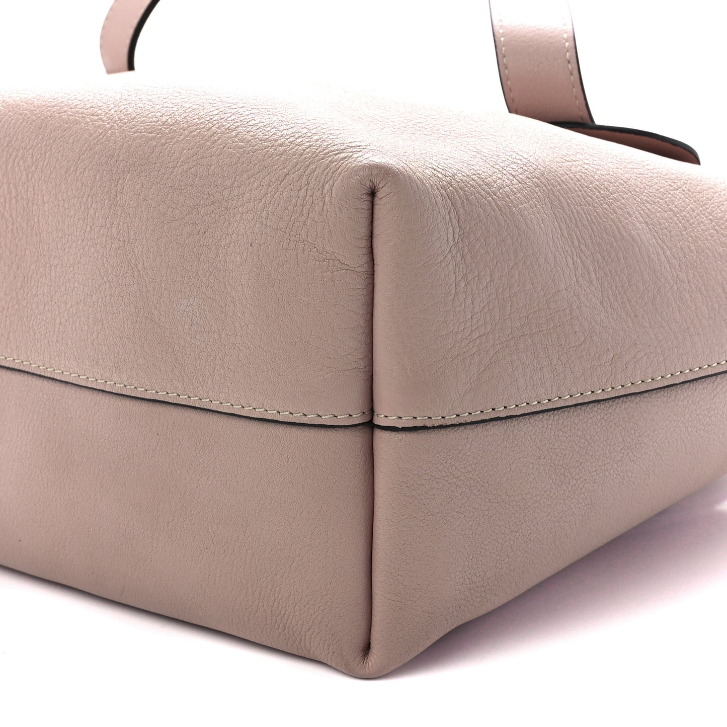 Small Grain Smooth Calfskin Medium Darryl Tote Cement Pink